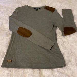 Ralph Lauren long sleeve shirt with elbows